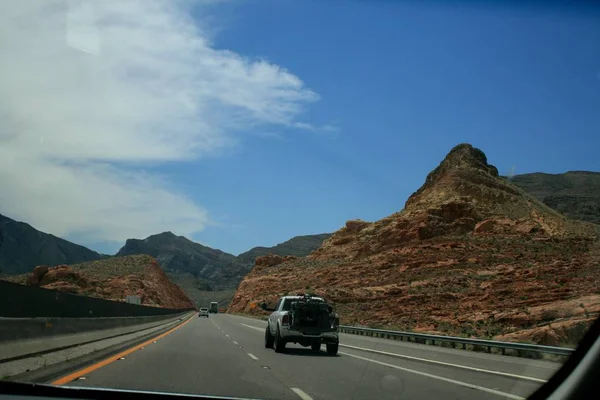 Stati Uniti Montagne Grigie Nevada Piante Del Deserto — Foto Stock