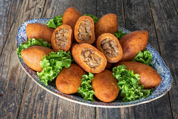 Kibbeh Culinaire National Turc Icli Kofte Oruk Concepts Culinaires Nationaux — Photo