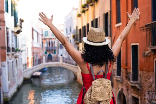 Watching View Grand Canal Venice Vacation Concept Italy — Stock Photo, Image