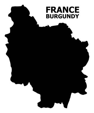 Burgundy Ili vektör daire haritası adı ile