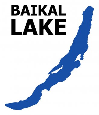 Adı Ile Baykal Vektör Düz Harita