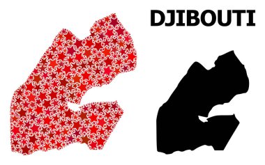 Cibuti Kızılyıldız Mozaik Haritası