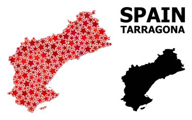 Tarragona Eyaleti Kızılyıldız Mozaik Haritası