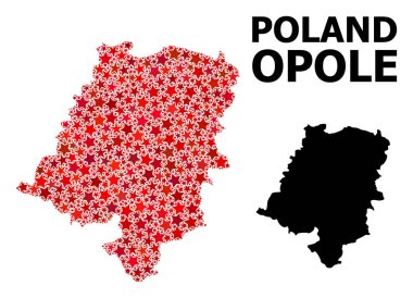 Opole Eyaleti Kızılyıldız Desen Haritası