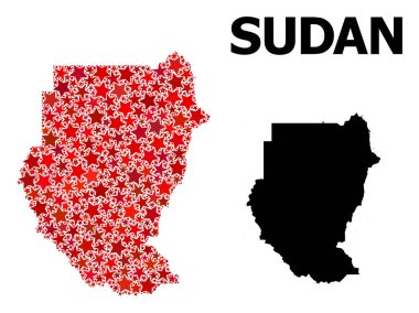 Sudan Kızılyıldız Desen Haritası
