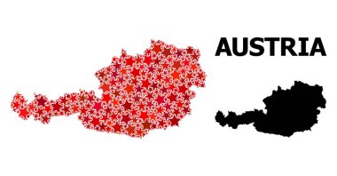 Avusturya Kızılyıldız Mozaik Haritası
