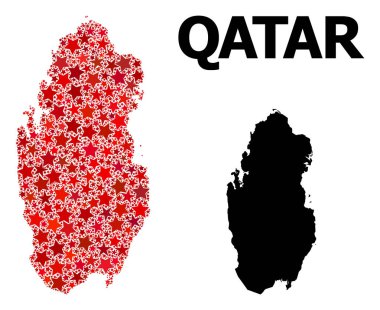 Katar Kızılyıldız Desen Haritası