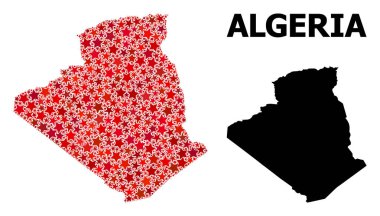 Cezayir Kızılyıldız Desen Haritası