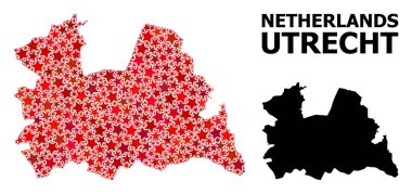 Utrecht Eyaleti Kızılyıldız Mozaik Haritası