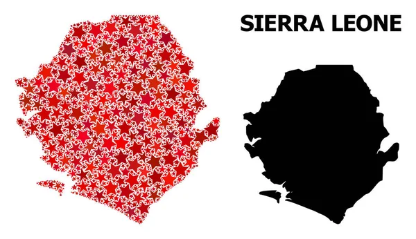 Sierra Leone Kızılyıldız Desen Haritası