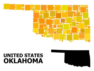 Oklahoma State altın kare desen Haritası
