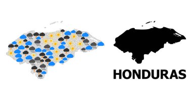 Honduras İklim Kolaj Haritası