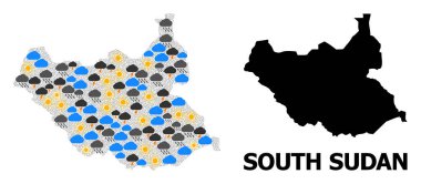 Güney Sudan İklim Kolaj Haritası