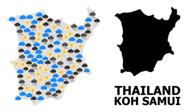 Koh Samui Hava Kolaj Haritası