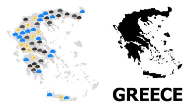Yunanistan Hava Durumu Mozaik Haritası