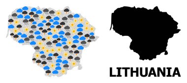 Litvanya İklim Mozaik Haritası