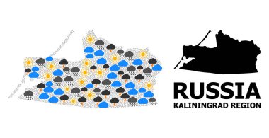 Kaliningrad Bölgesi Hava Durumu Mozaik Haritası