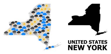 New York Eyaleti Hava Durumu Haritası