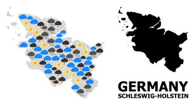 Schleswig-Holstein Eyaleti İklim Örüntü Haritası