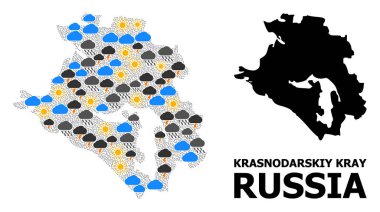 Krasnodarskiy Kray İçin Hava Durumu Haritası