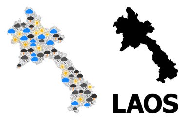 Laos İklim Örüntü Haritası