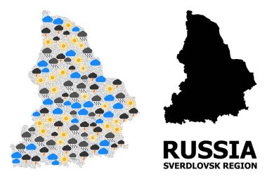 Sverdlovsk Bölgesi İklim Mozaik Haritası