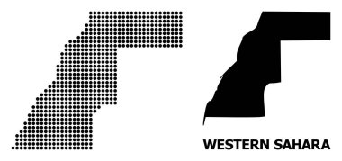 Batı Sahra Pikselli Desen Haritası