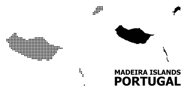 Madeira Adaları Noktalı Desen Haritası