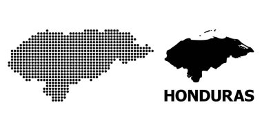 Honduras Nokta Desen Haritası