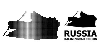 Kaliningrad Bölgesi Pikselli Desen Haritası