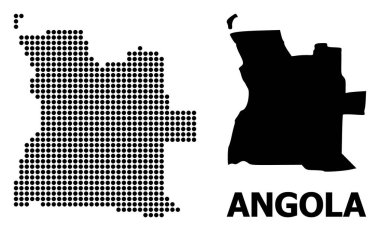 Angola Noktalı Desen Haritası
