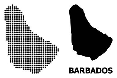 Barbados Nokta Desen Haritası