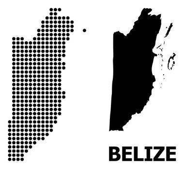Belize Noktalı Desen Haritası