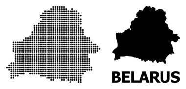 Beyaz Rusya Nokta Mozaik Haritası