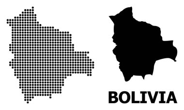 Bolivya Piksel Desen Haritası
