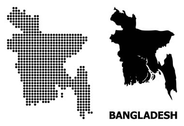 Bangladeş Piksel Desen Haritası