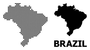 Brezilya Piksel Mozaik Haritası