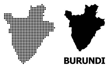 Burundi Nokta Desen Haritası