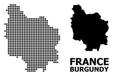 Bordo Bölgesi Dot Mozaik Haritası