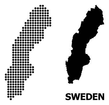 İsveç Piksel Mozaik Haritası
