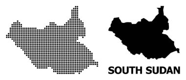 Güney Sudan Piksel Mozaik Haritası