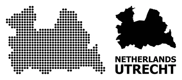 Utrecht Eyaleti Noktalı Desen Haritası