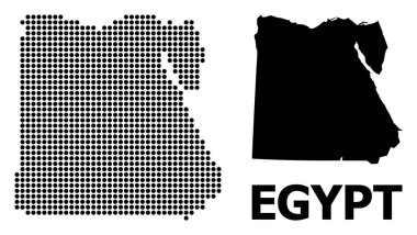 Dot Mozaik Mısır Haritası