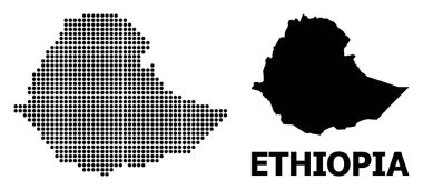 Etiyopya Pikselli Desen Haritası