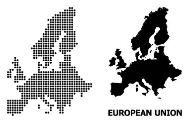 Euro Birliği Noktalı Desen Haritası