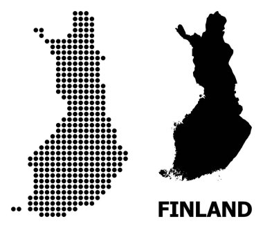 Finlandiya Piksel Desen Haritası