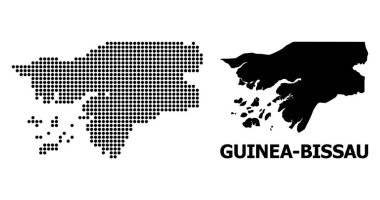 Gine-Bissau Nokta Mozaik Haritası