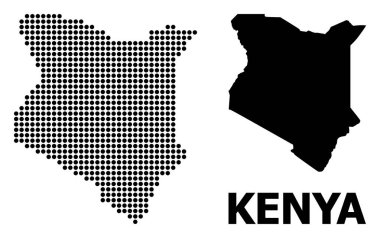 Kenya Piksel Desen Haritası