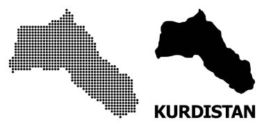 Kürdistan Piksel Desen Haritası
