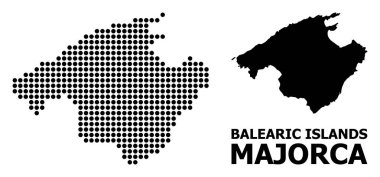 Mayorka Noktalı Mozaik Haritası